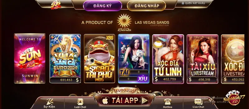 Cổng game mang tới vô số trò chơi cá cược hấp dẫn