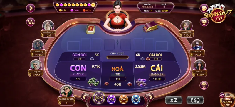 Baccarat phổ biến trong các sòng bạc 